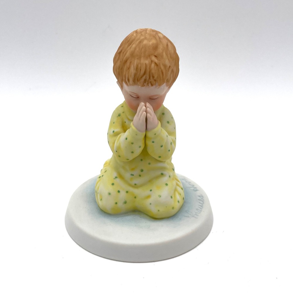 Roman Inc Figurine Frances Hook Nighttime Thoughts Child Yellow OS Good Vintage